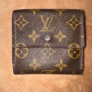 Louis Vuitton Brown and Gold Monogram Wallet